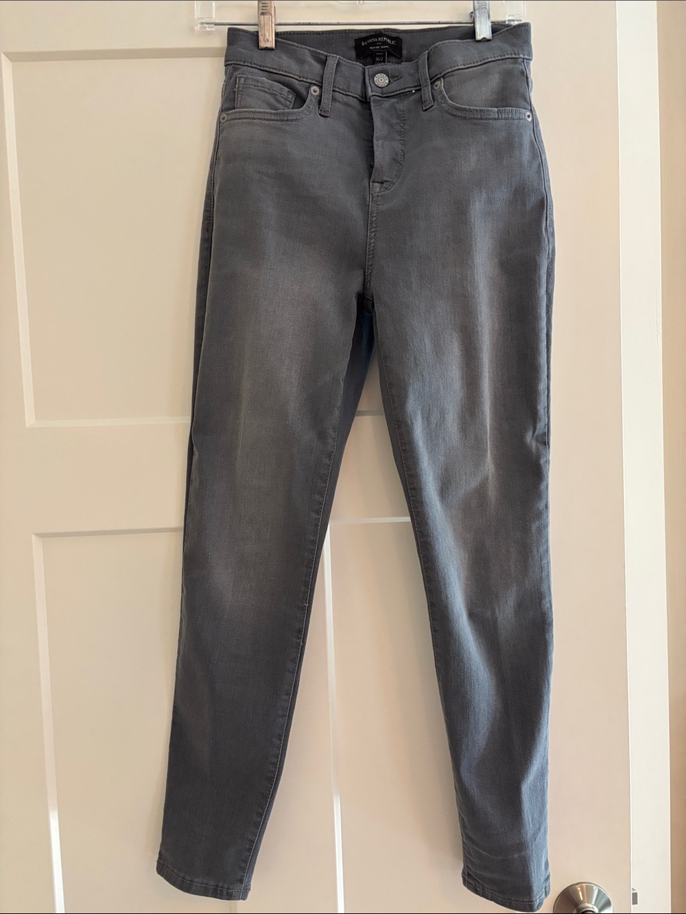 Banana Republic Factory Grey Skinny Jeans